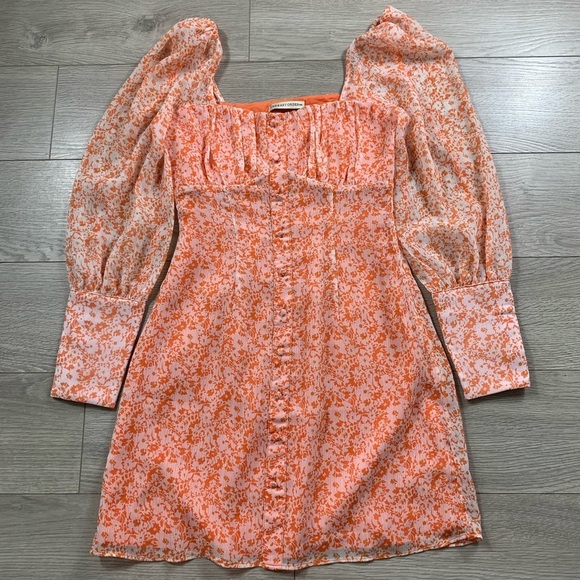REVOLVE The East Order Bianca Orange Mini Dress - Picture 4 of 13